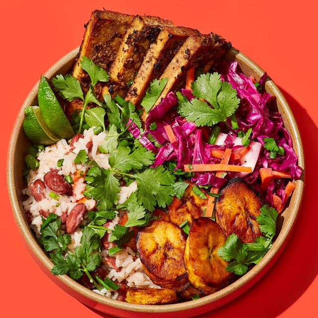 Jerk Tofu Grain Bowls